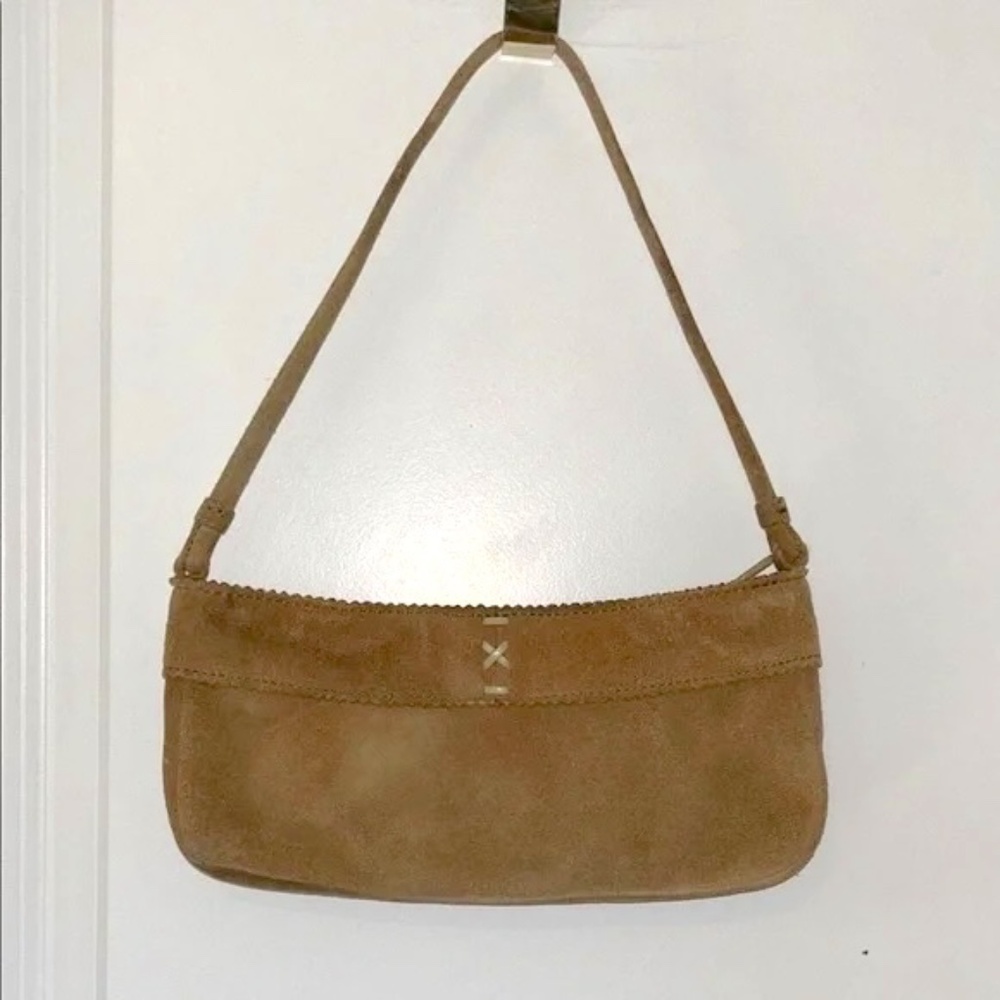 J. Crew Tan Suede Shoulder Bag